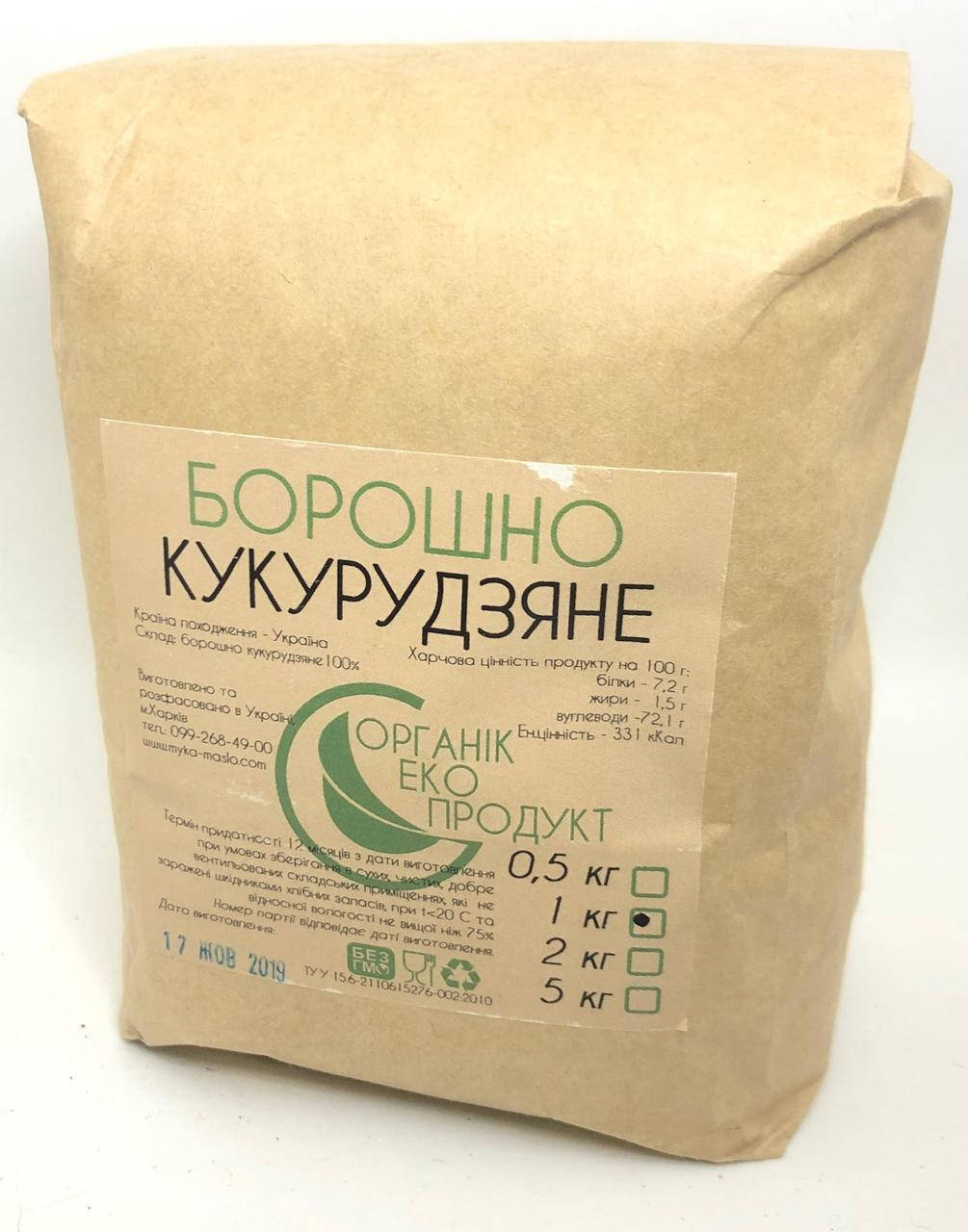 

Мука кукурузная, 1 кг "Мука, масло"