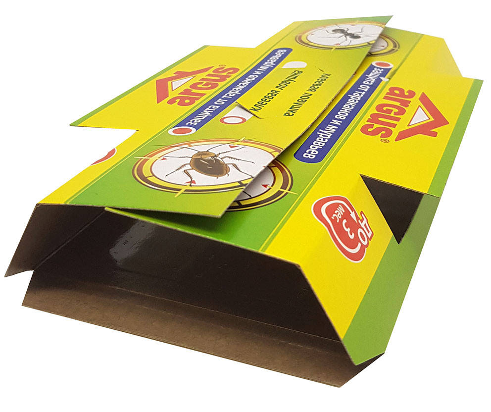 

Клеевая ловушка тараканов Домик Argus с аттрактантом, 5 шт в уп.