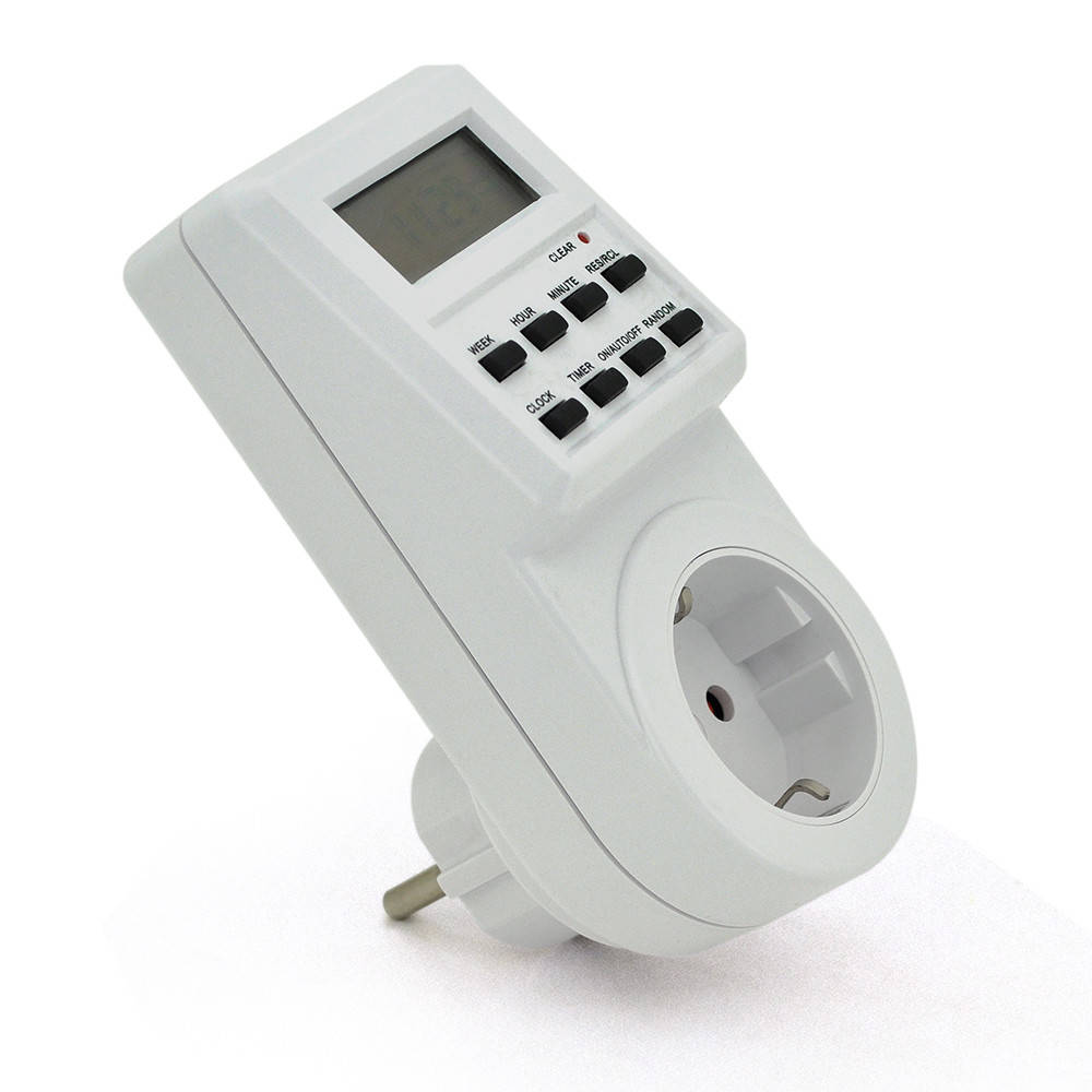 

Розетка таймер с программой на включение и отключение для управления потребляемой мощностью подключенных
