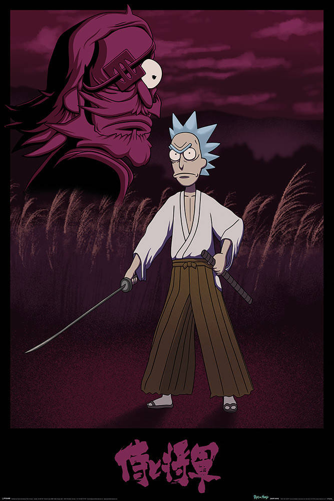 

Постер плакат "Рик и Морти (Самурай Рик) / Rick and Morty (Samurai Rick)" (ps-103227)