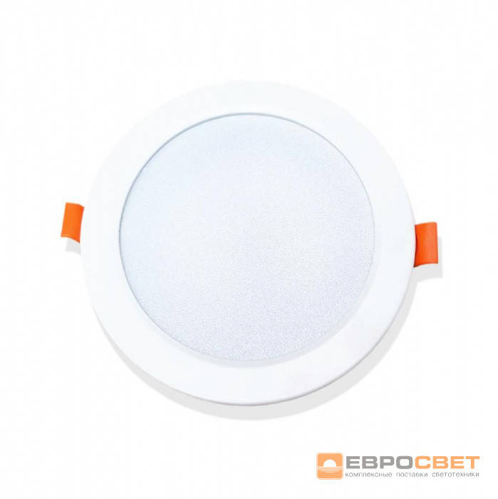 

Светильник точечный врезной EVROLIGHT 6Вт круг PLAIN-6R 4200К, Белый