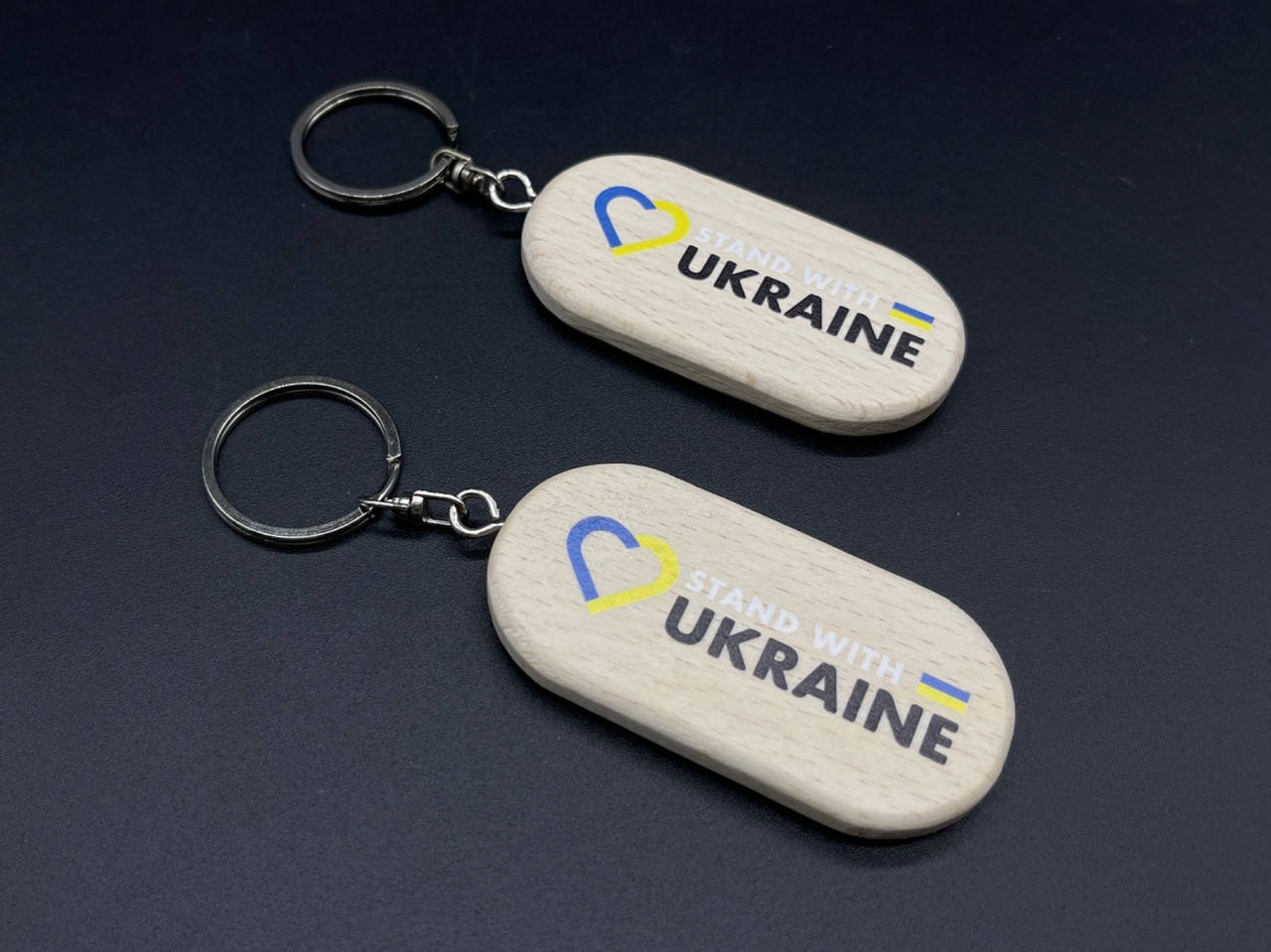

Брелок деревянный с гравировкой. MADE IN UKRAINE. 65х30мм