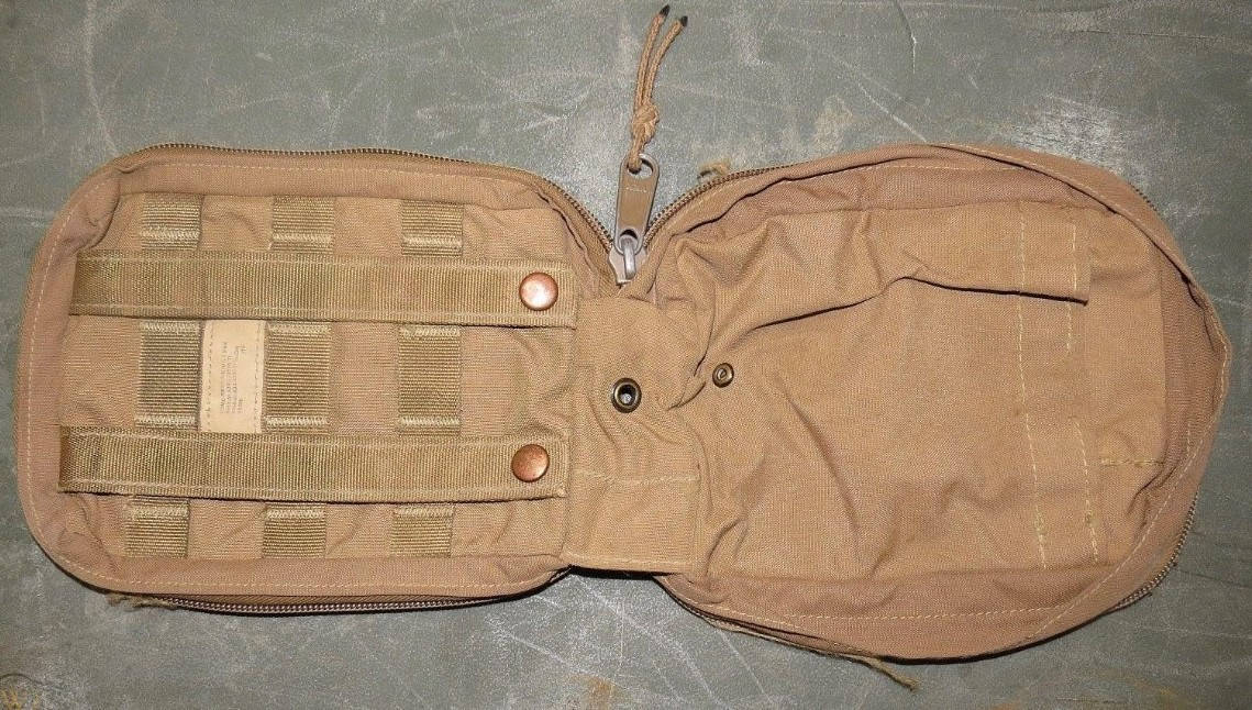 

Медицинский подсумок USMC IFAK MEDICAL FIRST AID POUCH COYOTE