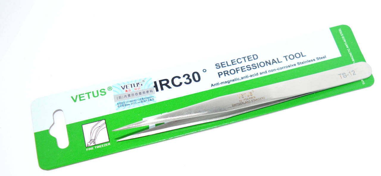 

12-07-033. Пинцет радиотехнический TS-12, Vetus