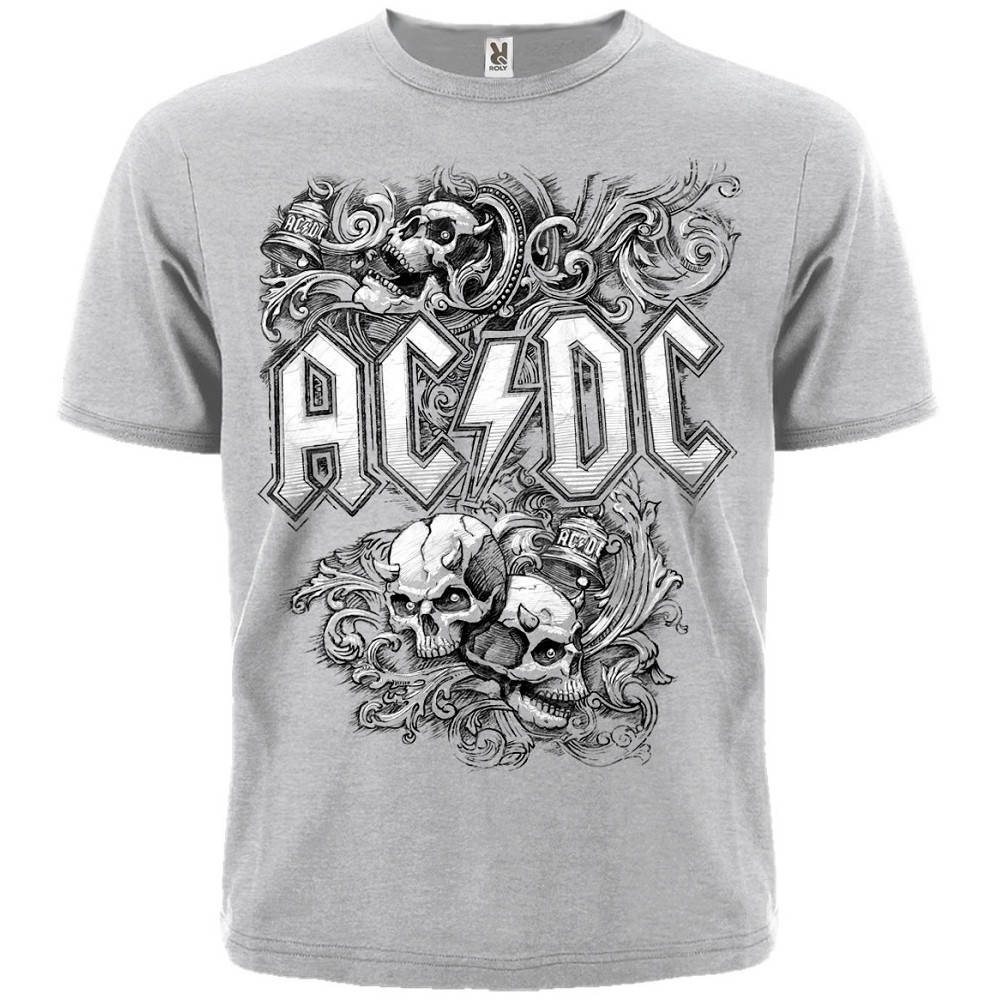 

Футболка AC/DC - Skulls and Bells (меланж) (Rw)