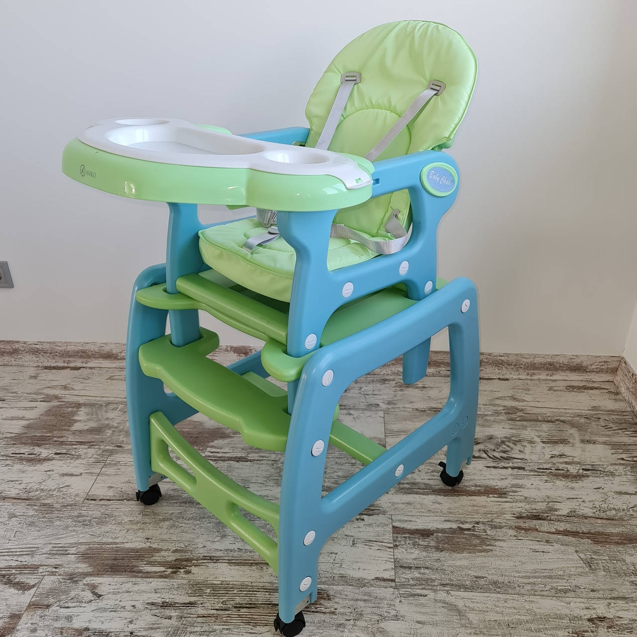 

Стульчик, кресло для кормления AVKO AHC-223 Green/Blue