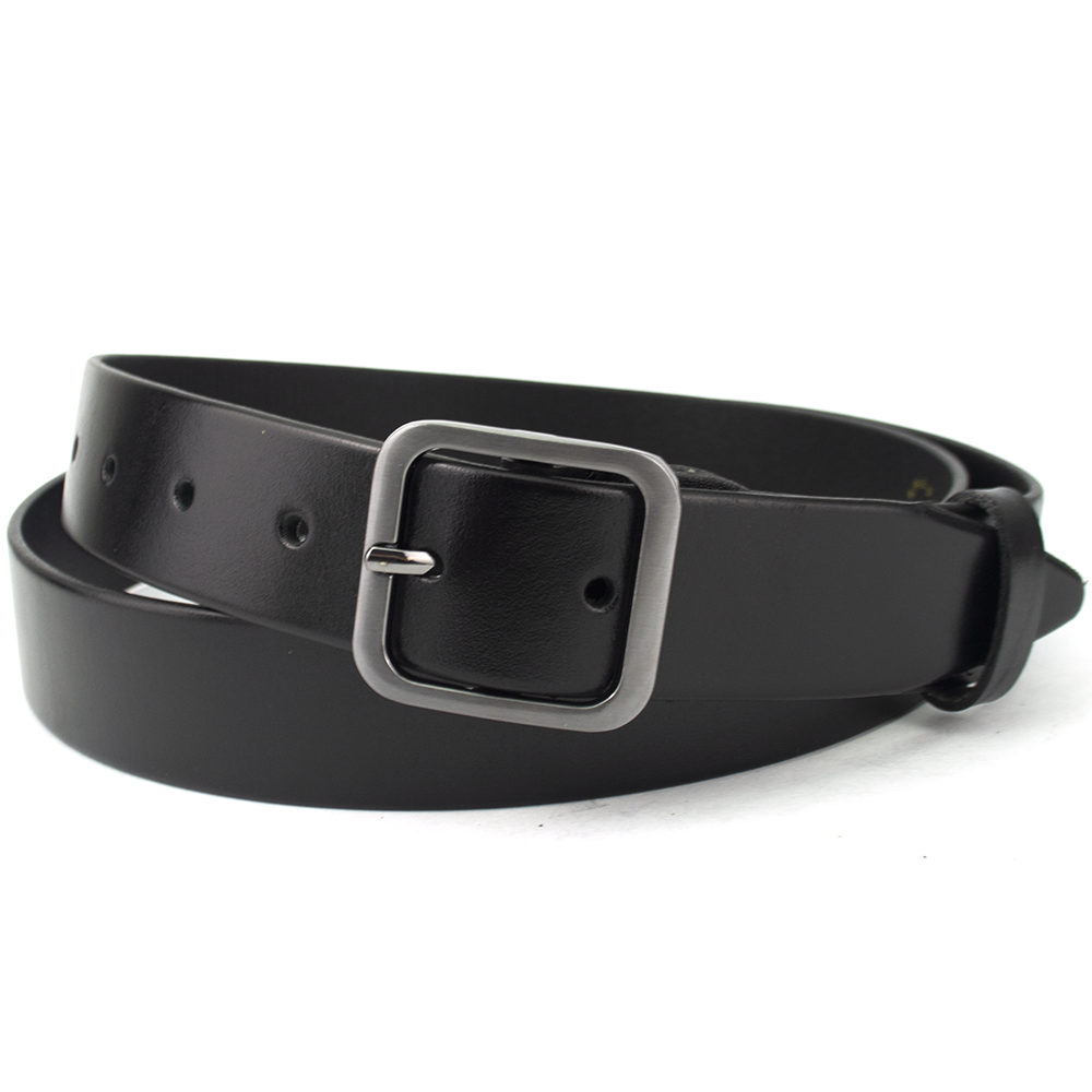 

Ремень кожаный женский классический черный JK-3582 black (125 см)