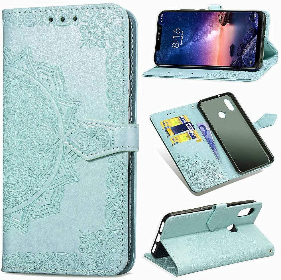 

Чехол Vintage для Xiaomi Mi A2 Lite / Redmi 6 Pro книжка кожа PU бирюзовый