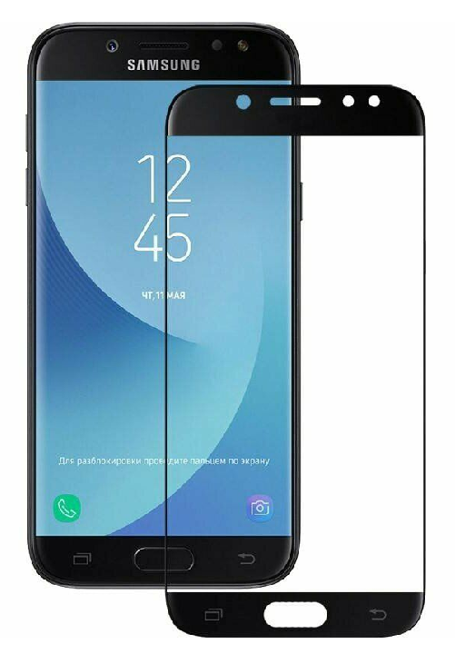 

Защитное стекло 3D для SAMSUNG Galaxy J7(2017) J730 Черное, Прозрачный