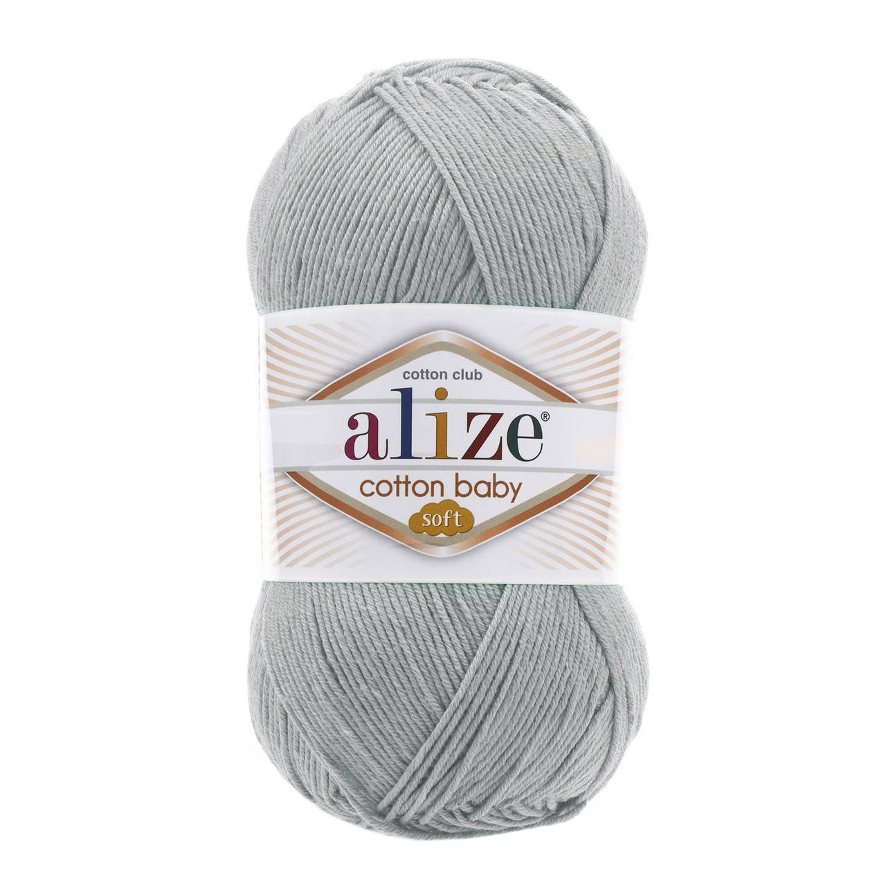 

Alize Cotton Baby soft (Ализе Коттон Беби софт) 344 сірий, Серый