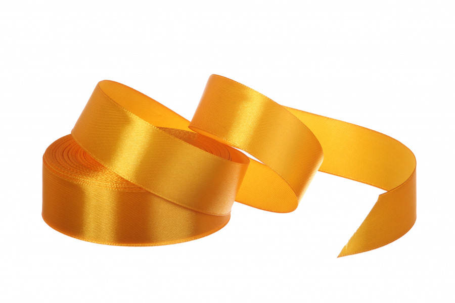 

Стрічка атласна, 25мм Помаранчевий, 23м