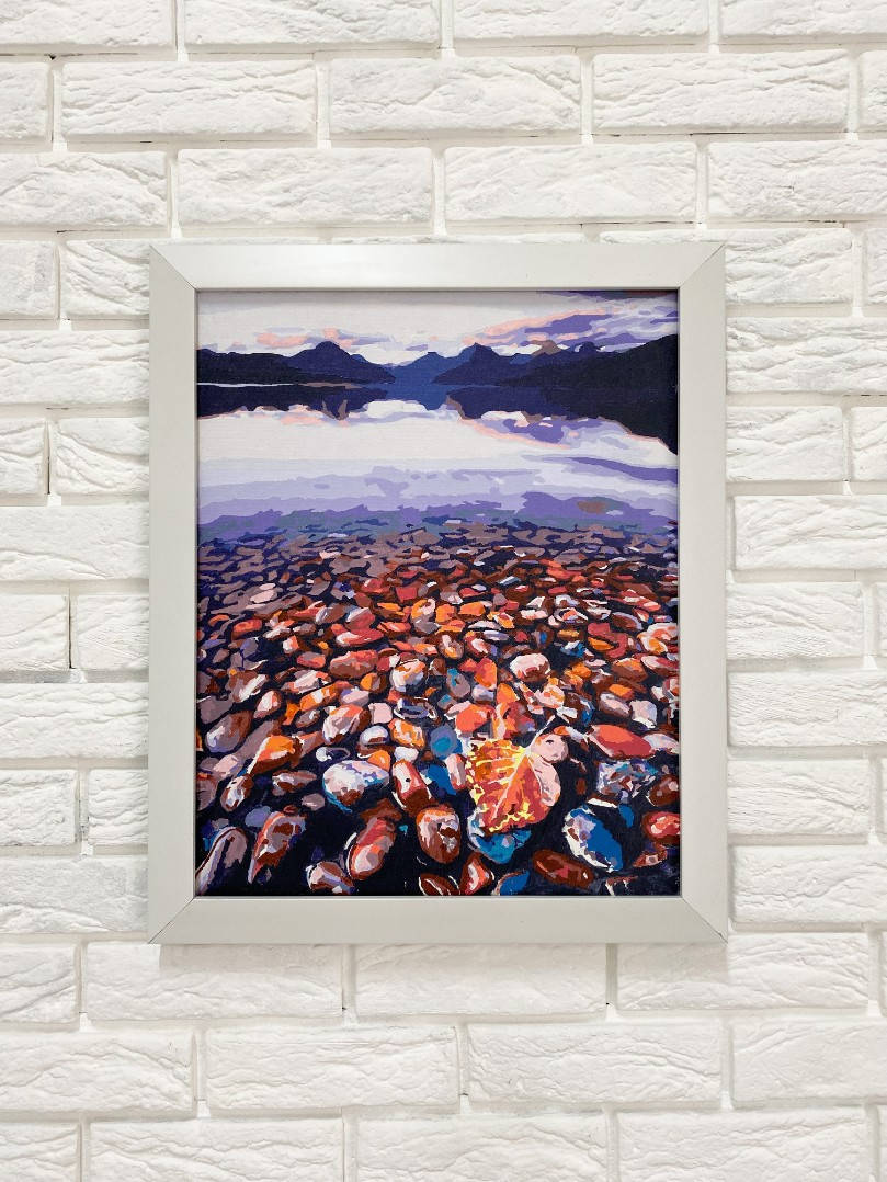 

Багетная рамка для картины (белая 4 см) 40х50, Белый