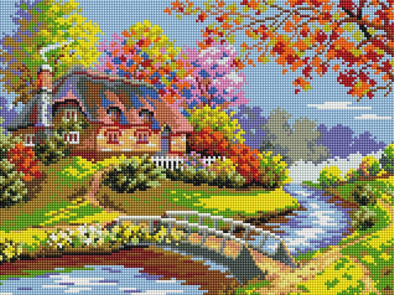 

Алмазная мозаика ColorArt 20х30 Красивый пейзаж DT713