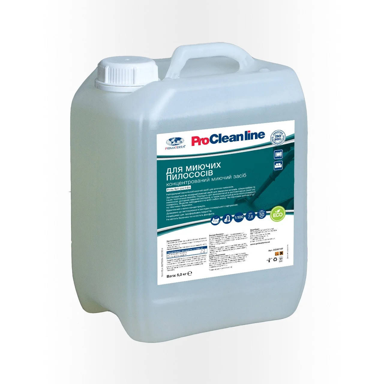 

Концентрат для моющих пылесосов Primaterra (5 кг)