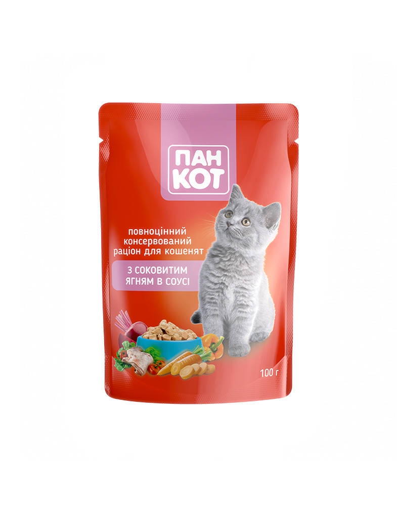 

Пан Кот Ягненок в соусе 100 г