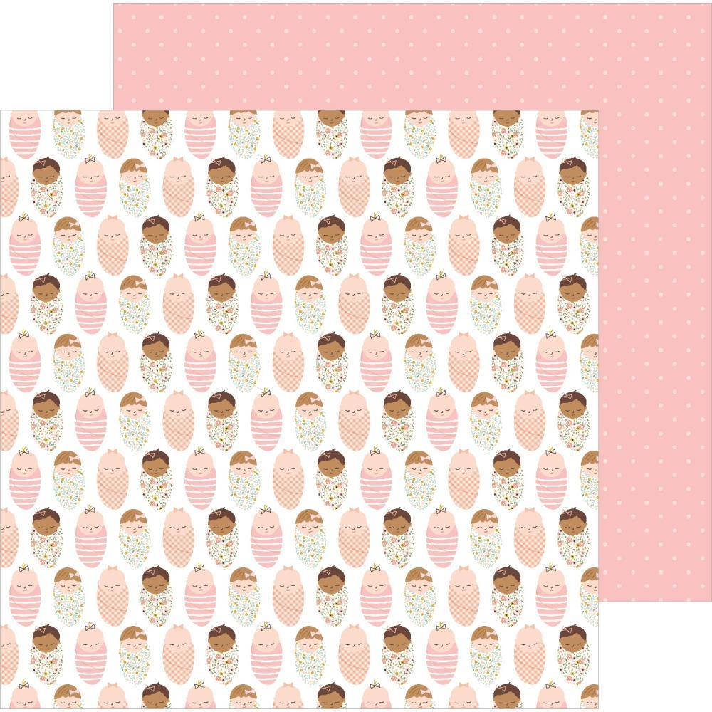 

Папір двосторонній - Baby Love - Peek-A-Boo - Girl - Pebbles - 30x30