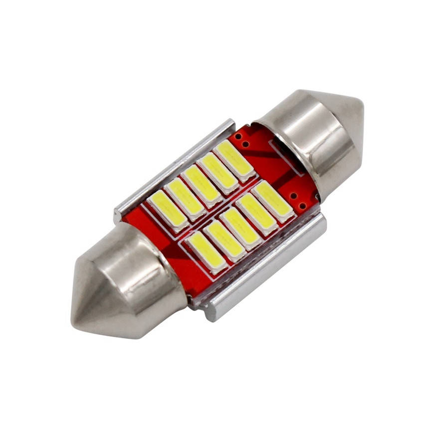 

Лед лампы салона C5W 10SMD 4014 31mm Canbus (Белый)