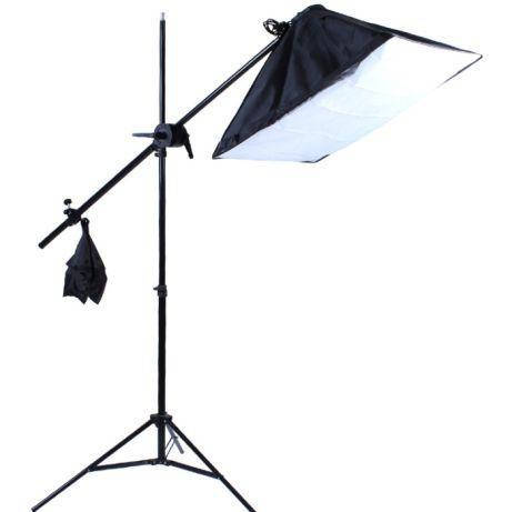 

Навесной Софтбокс на стойке 4 патрона студийный свет Softbox Журавль