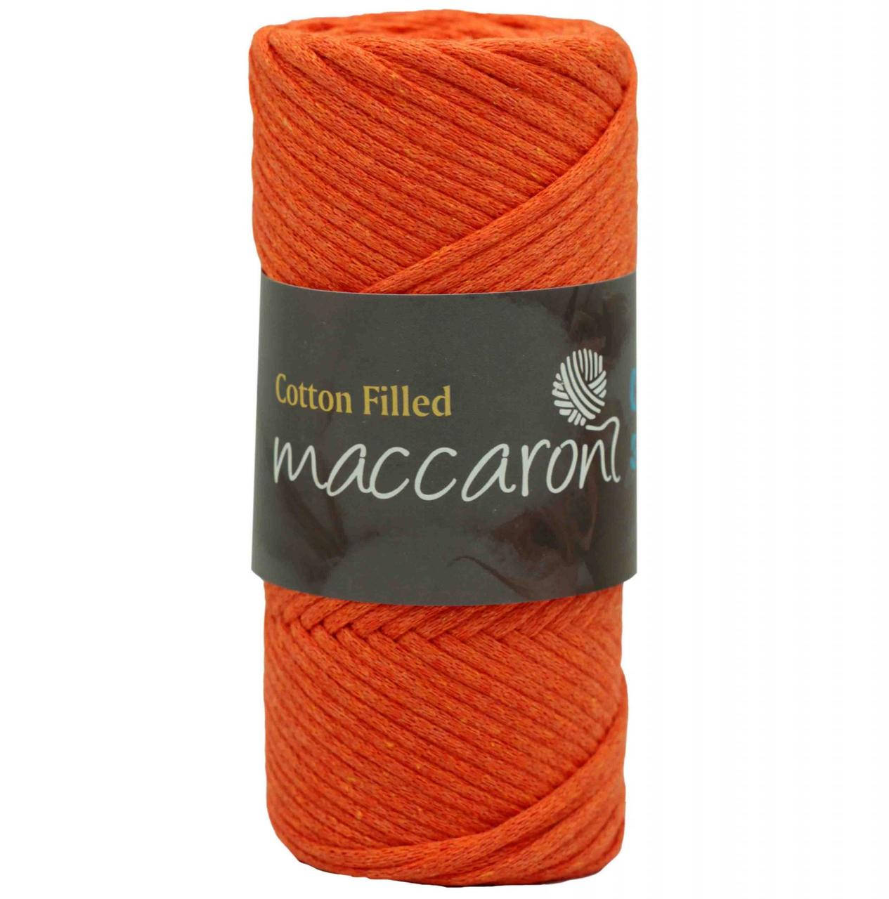 

Хлопковый шнур Cotton Filled Maccaroni с сердечником 3 mm ,оранжевый