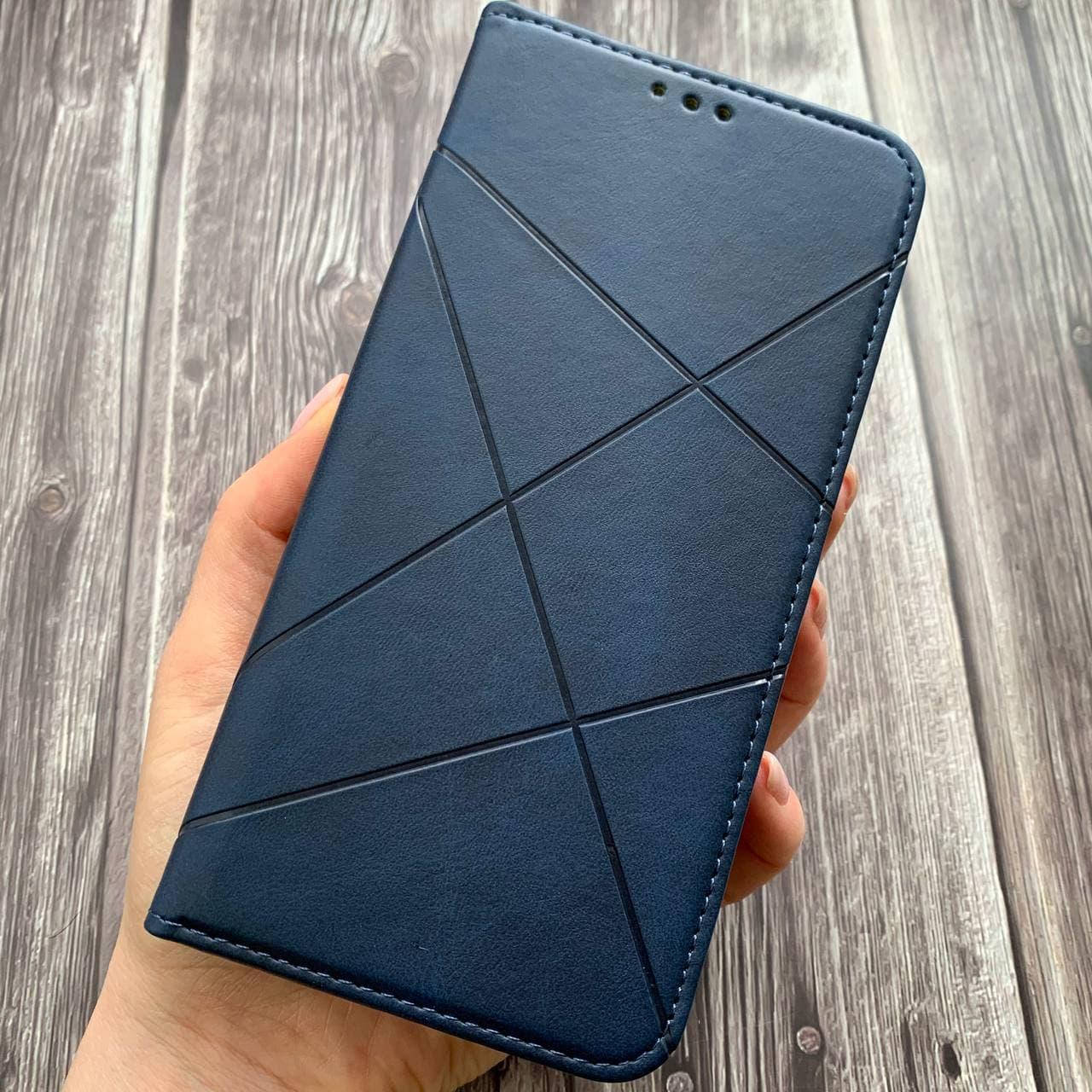 

Чехол-книга для Xiaomi Poco M3 карман кожа с магнитом чехол книжка на сяоми поко м3 синяя, Синий