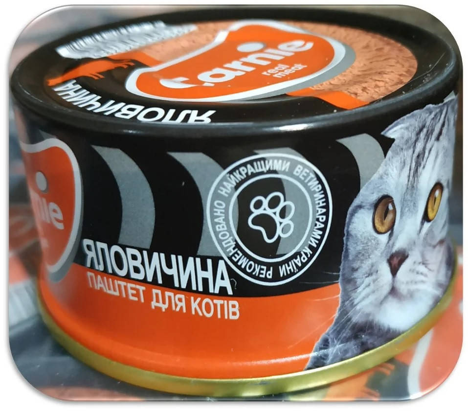 

Паштет Carnie с говядиной, 95 г