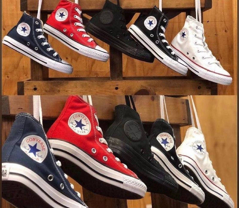 

Высокие черные кеды converse all star унисекс, Черно-белый