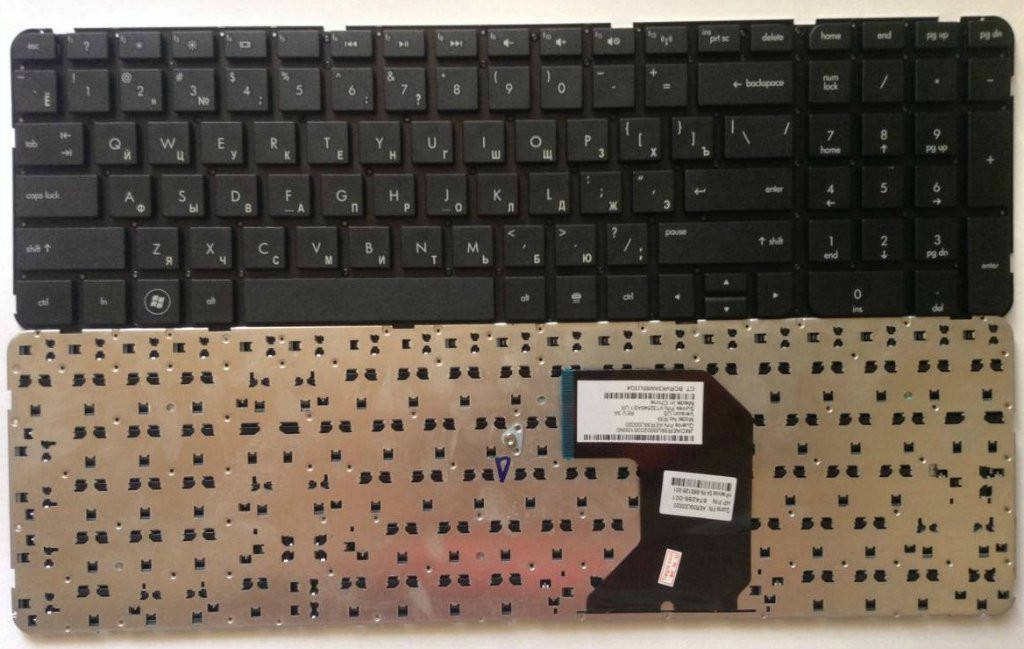 

Клавиатура HP AER39701110 MP-11N13SU-920W 697477-251, Черный