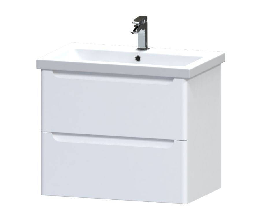 

Тумба Aquarius SOFI 70 см подвесная с умывальником Комо 70