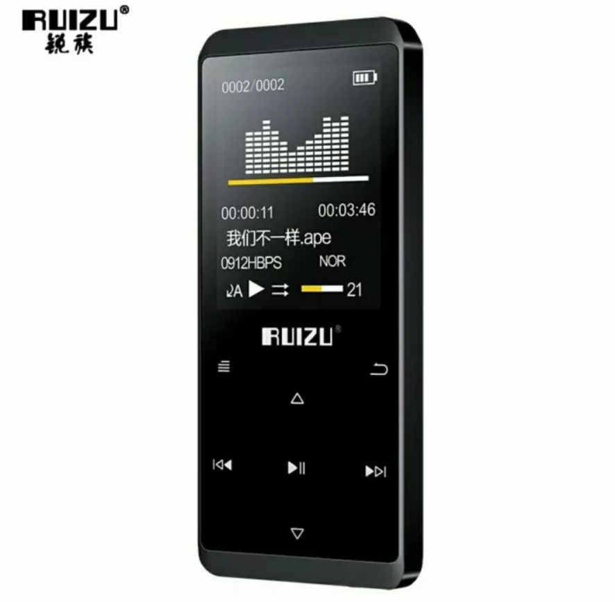 

MP3 Плеер RuiZu D02 8Gb Hi-Fi Bluetooth Original Черный