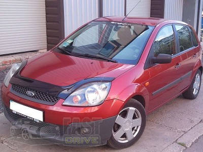 

ДЕФЛЕКТОР КАПОТА, МУХОБОЙКА FORD FIESTA 2002-2008 VIP TUNING
