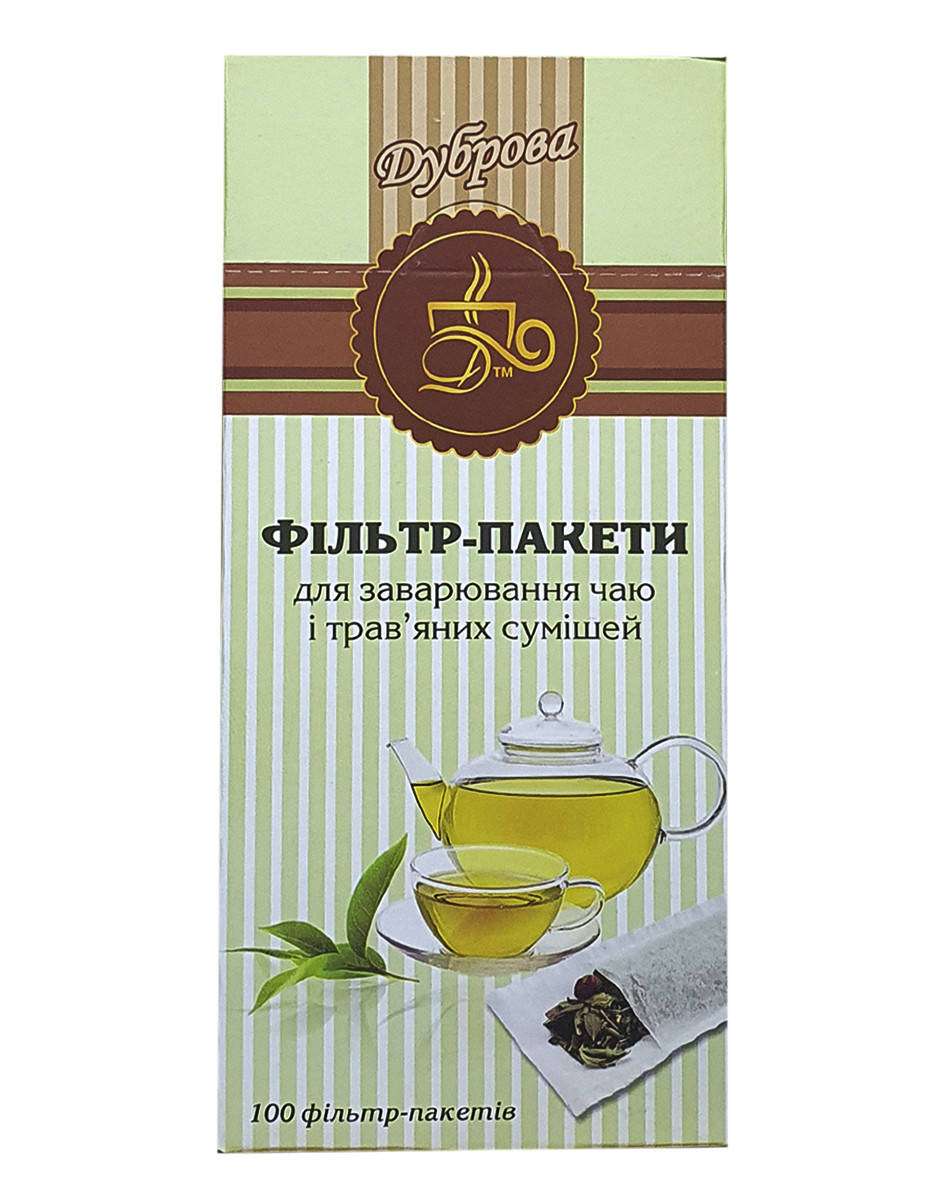 

Фільтр-пакети "Чашка" для заварювання чаю і травяних сумішей 100 шт (1314)