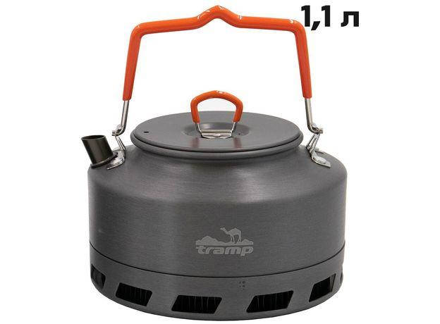 

Чайник Tramp из анодированного алюминия с теплообменником 1,1 л, Серый