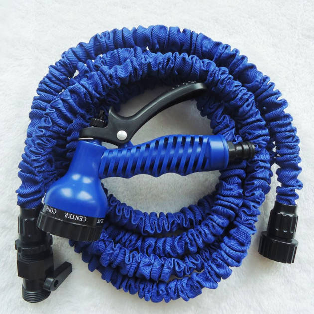 

Садовий поливальний шланг Xhose 75 м з розпилювачем Синій (258494)