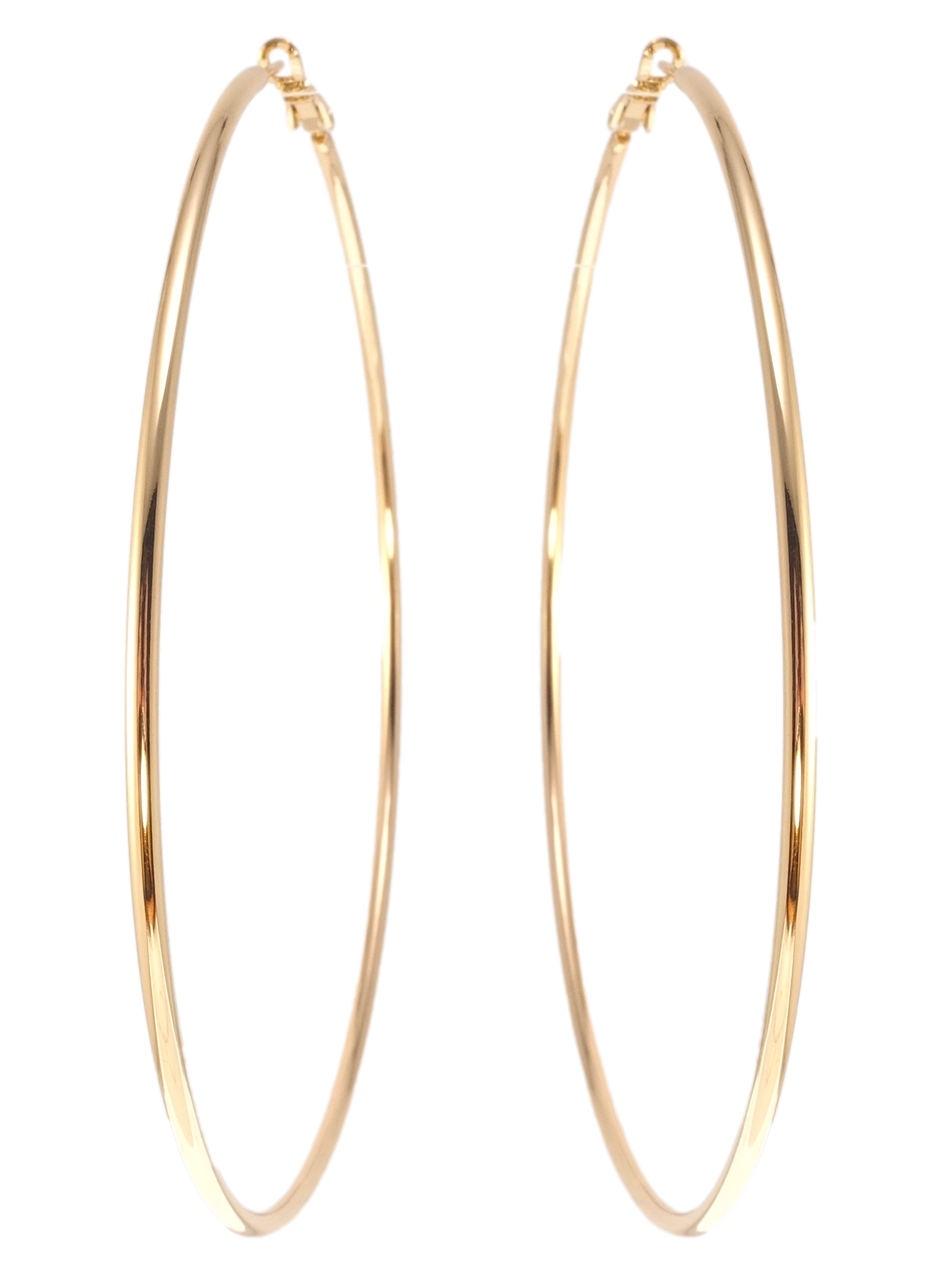 

Серьги Xuping Позолота 18K кольца (конго) "Классика" ø 9см