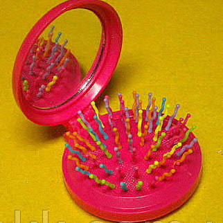 

Массажная расчёска для волос складная с зеркалом La Rosa 5815-LRC, Розовый