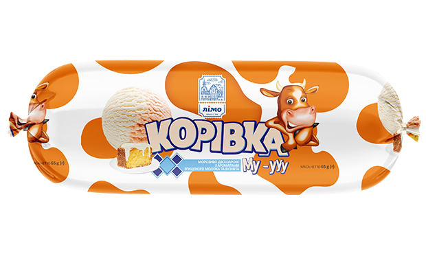 

Морозиво "Корівка Му-уу" з ароматом згущеного молока та бісквіта 500г