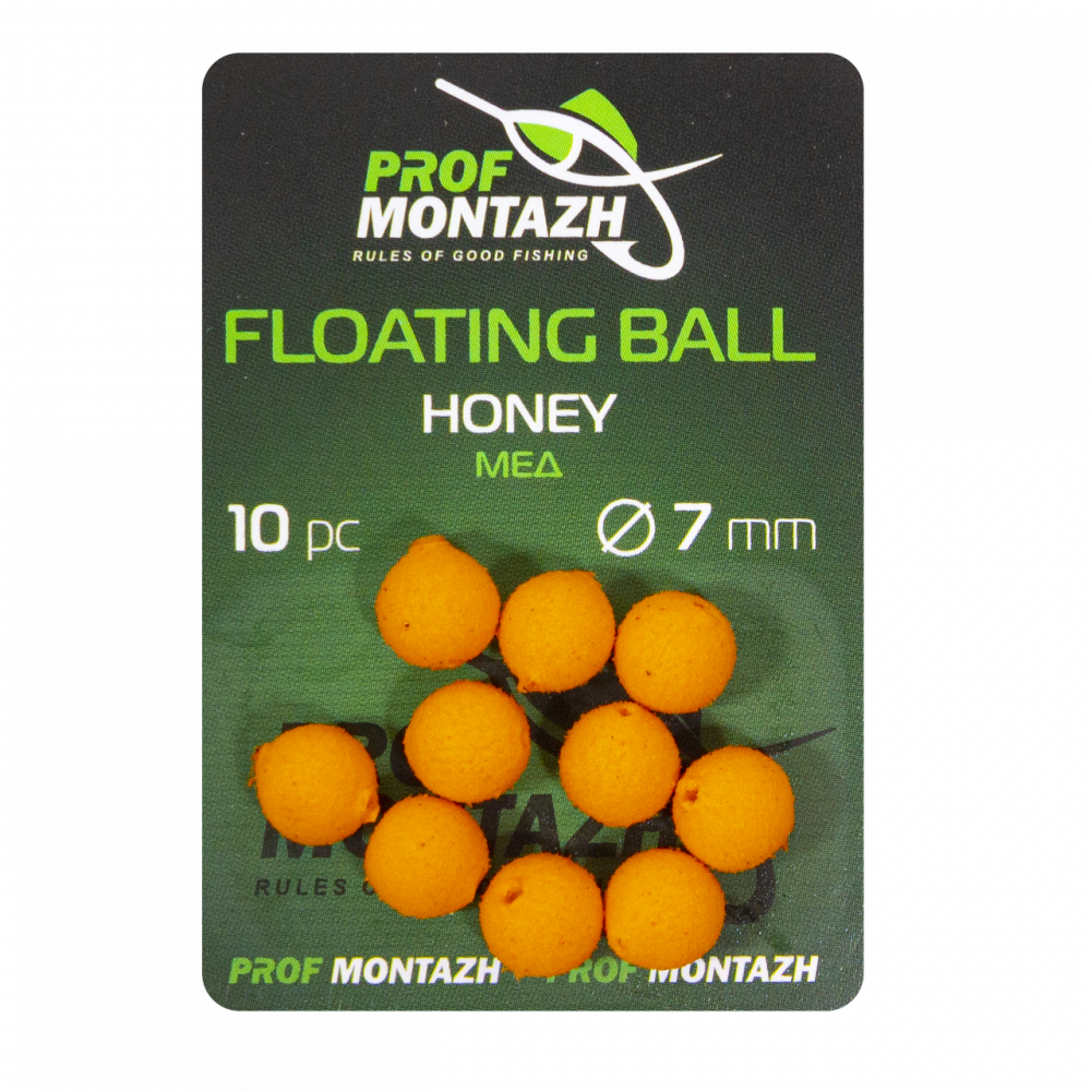 

Плавающая насадка Prof Montazh Мед "Honey" 7 мм 10 шт. (18078)