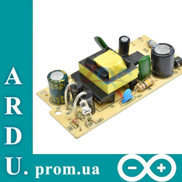 

Блок питания 5В 5V 2.5A (2500mA) / AC-DC 220V [#B-5]