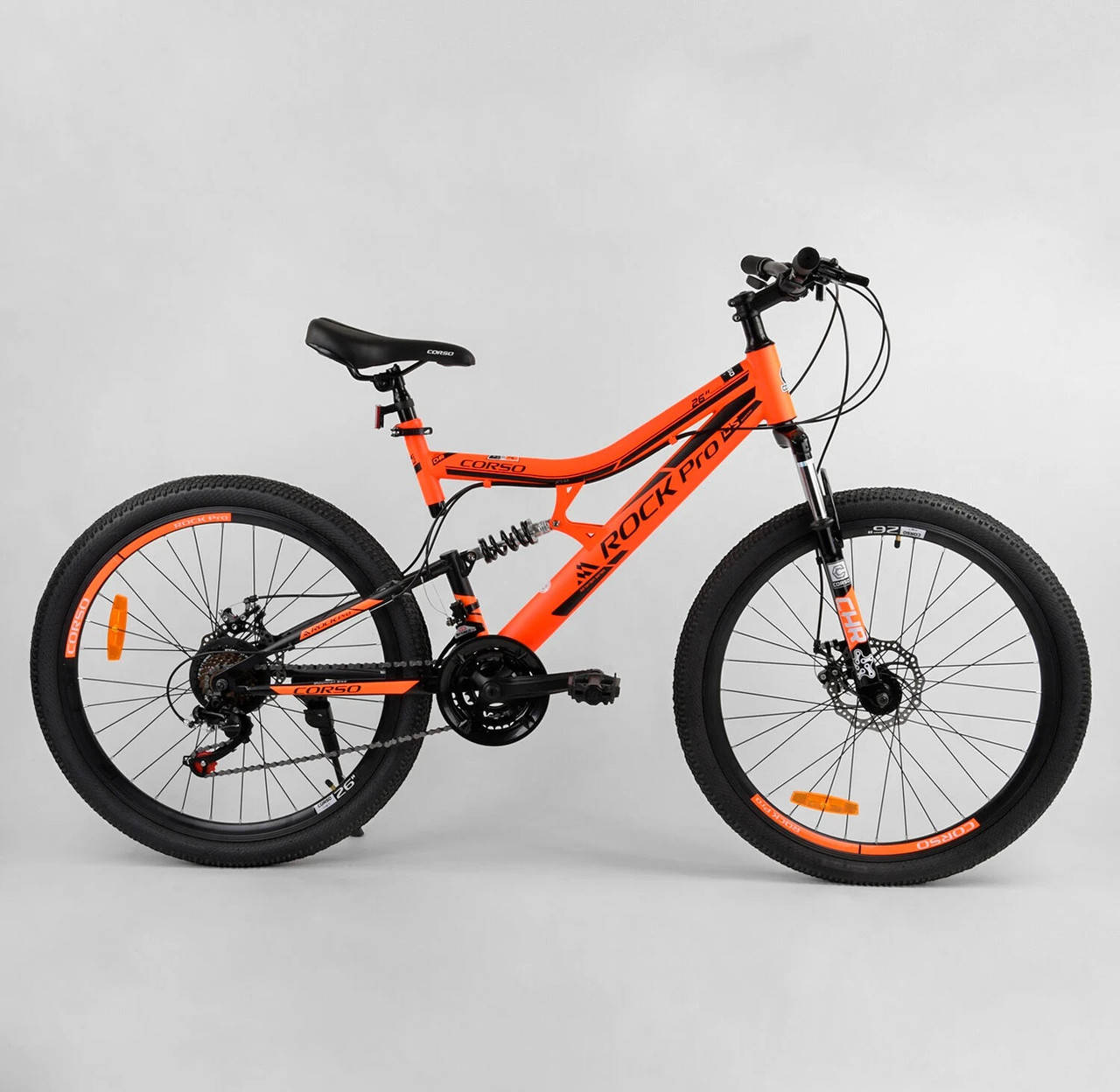 

Велосипед Спортивный CORSO «Rock-Pro» 26" дюймов 27779 оранжевый 03558