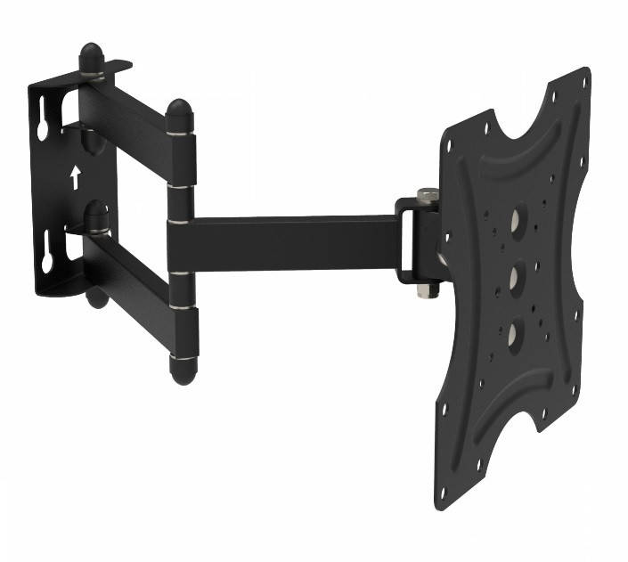 

Крепление ТВ KVADO К-342B (черный) Кронштейн КВАДО Выносной, поворотно-наклонный 32-55 до 25 кг