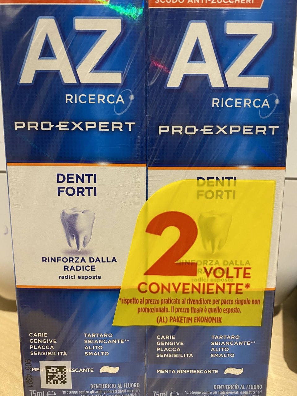 

Зубная паста AZ Pro Expert ЗАЩИТА 75 ГЕРМАНИЯ( две по цене одной )