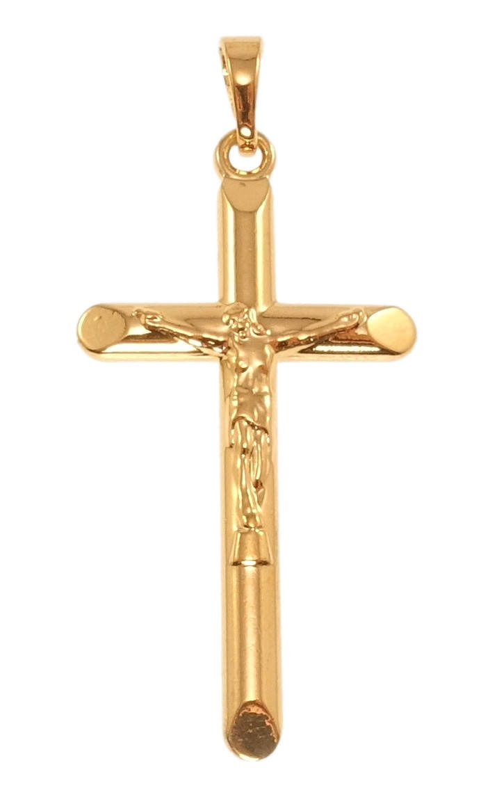 

Кулон Xuping Позолота 18K "Крест с Распятием"