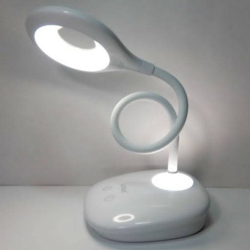 

Светодиодный настольный светильник Luxel 6W IP20 (БЕЛЫЙ)+USB,НОЧНИК (TL-04W)