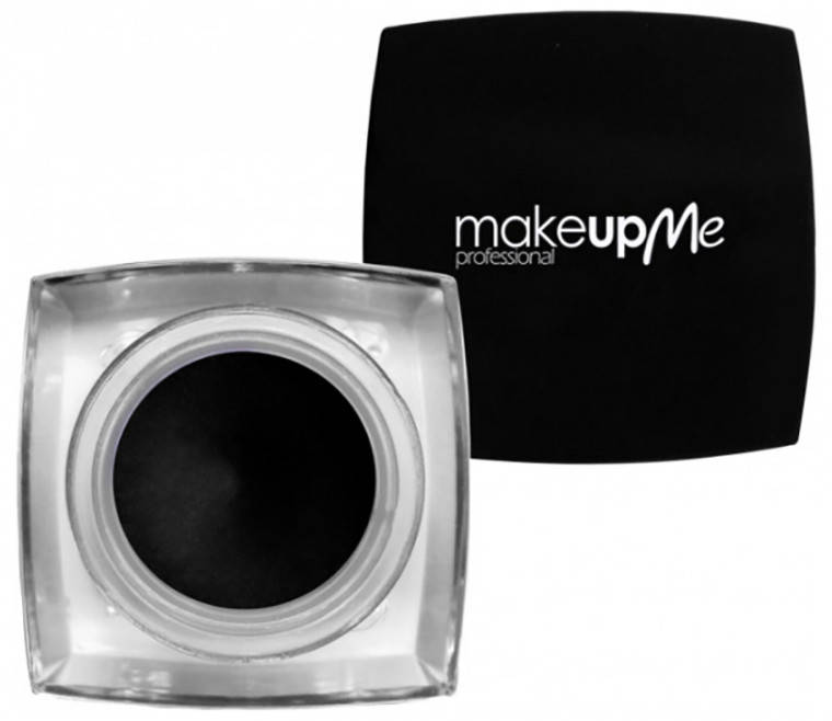 

Гелевая водостойкая подводка для глаз Make Up Me ELG-02 Black, Черный
