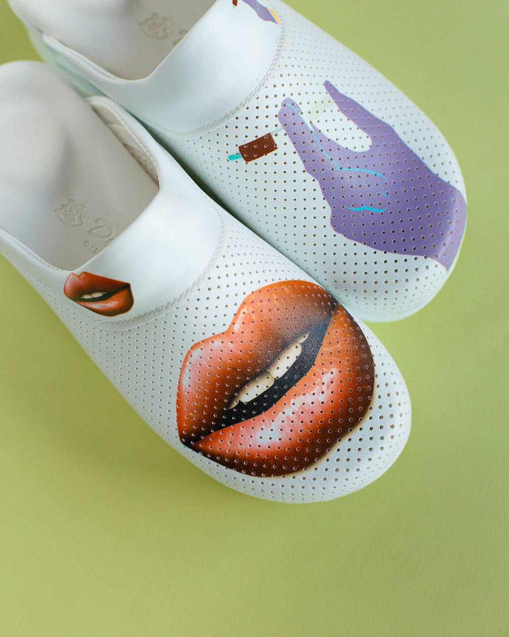 

Медицинская обувь сабо "Lips injection" c подошвой AirMax