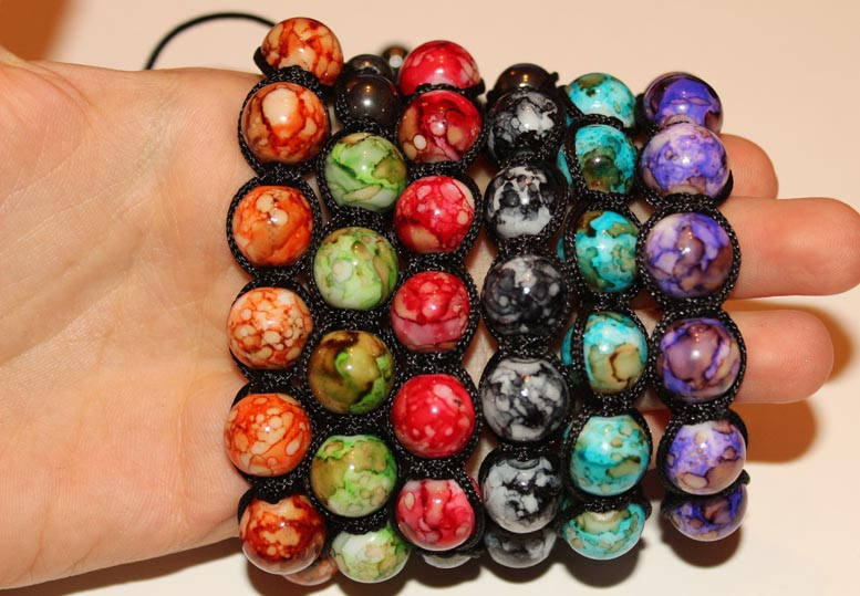 

Браслет Шамбала Earth сиреневый