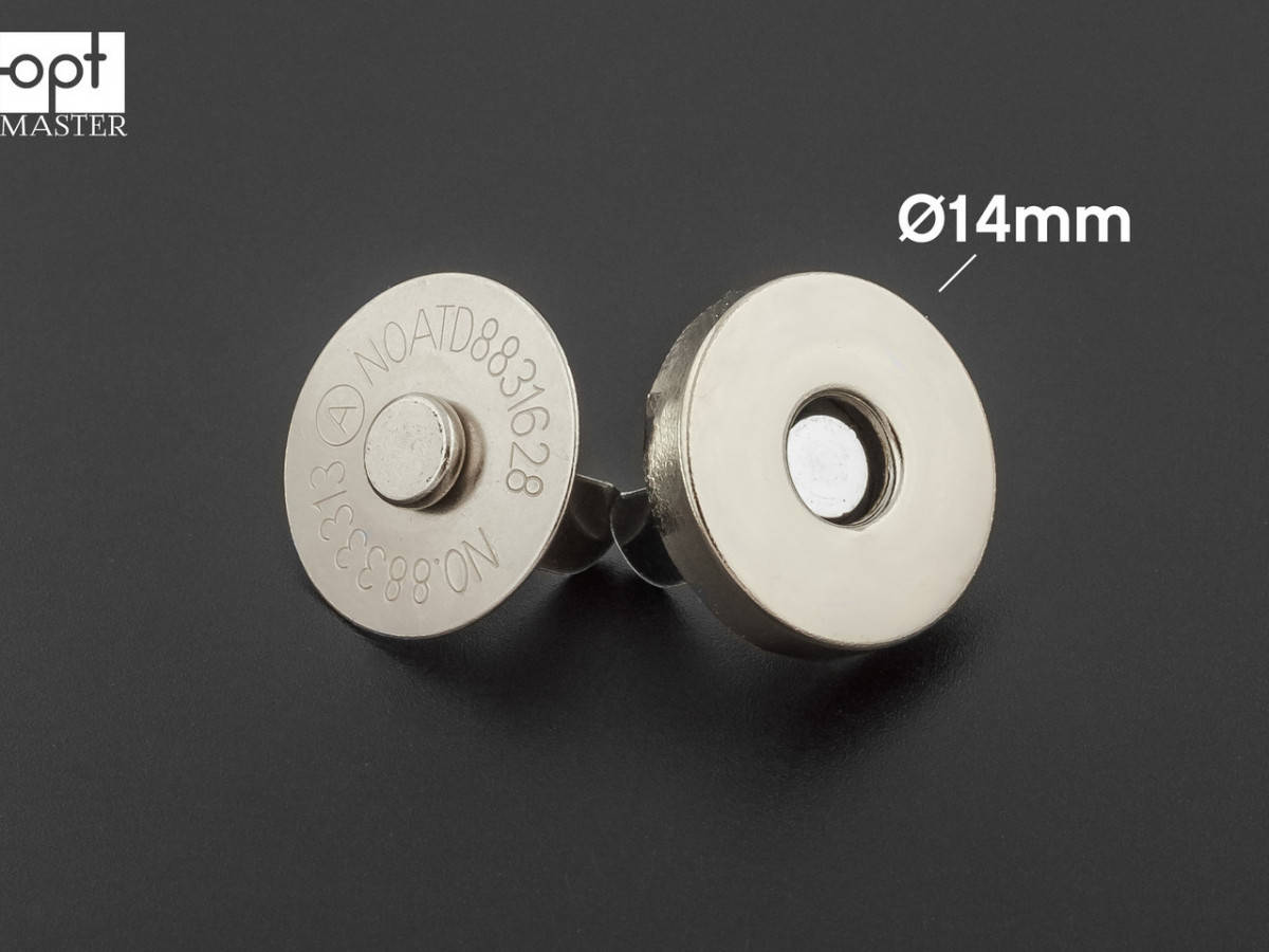 

Магнит наружный для сумки 66-102-14, круглый d14 мм, цв. никель