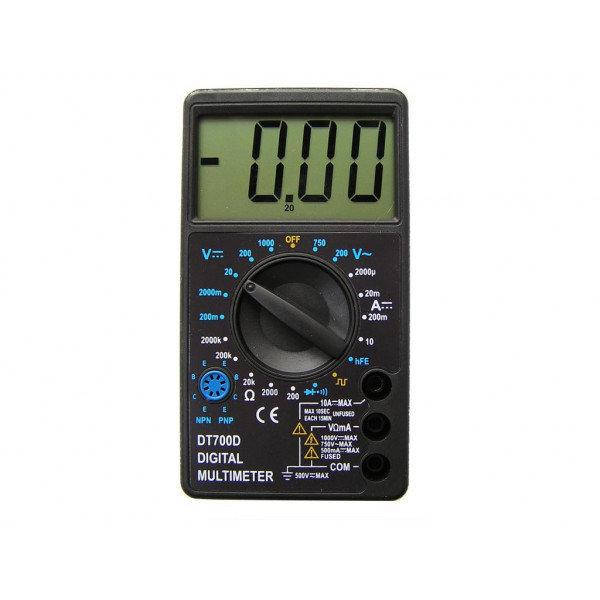 

Цифровой мультиметр DT700C (со звуком+температура)