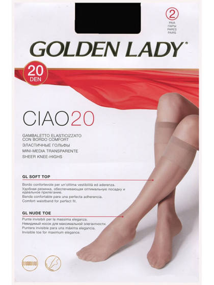 

Golden Lady Ciao 20 Den Gambaletto, Бежевый