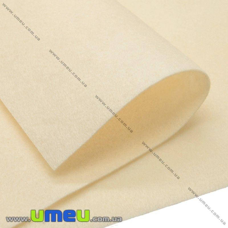 

Фетр мягкий 1,3 мм, 30х30 см, 539 Кремовый, 1 шт (FLT-019513)